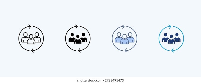 Illustrationsvektor für mehrere Symbole