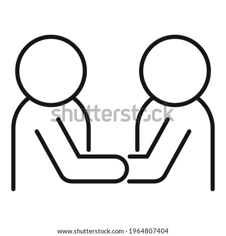 Inclusive environment icon. Outline Inclusive environment vector icon for web design isolated on white background