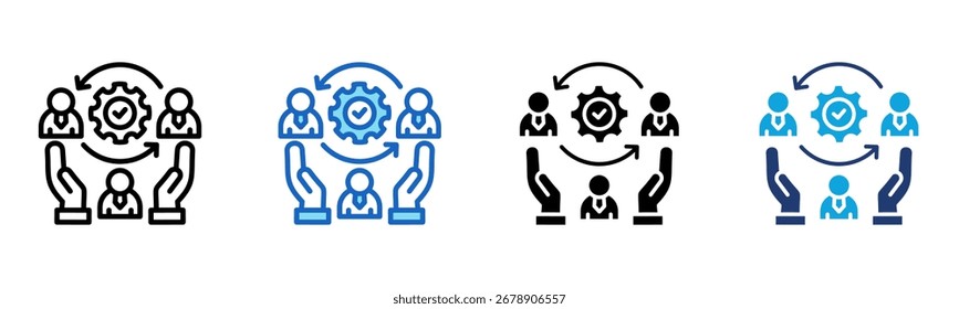 Ícone de inclusão Ilustração de vetor de vários estilos