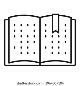 Inclusive materials icon. Outline Inclusive materials vector icon for web design isolated on white background