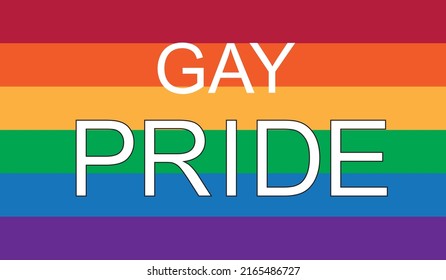 Inclusive Pride Background Progression Pride Flag Stock Vector (Royalty ...