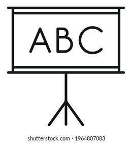 Inclusive school icon. Outline Inclusive school vector icon for web design isolated on white background