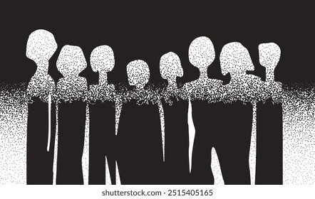 Unidade Inclusiva: Ilustração Conceitual da Diversidade e da União.