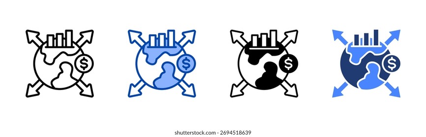 Inklusivitäts-Symbolsatz für mehrere Stilkollektionen