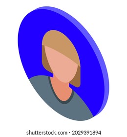 Incognito avatar icon isometric vector. User face. Person anonymity