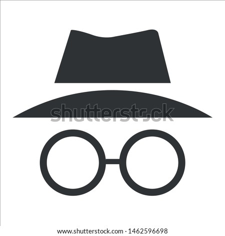 Incognito Icon. Browse in private. Vector Illustration EPS10. 