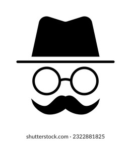 incognito icon flat vecktor trendy popular simple