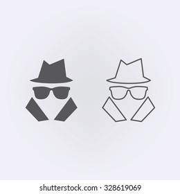 Incognito icon . Vector illustration