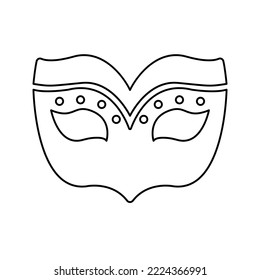 incognito mask icon, vector illustration