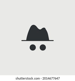 Incognito Private Browsing Vector Icon