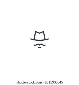 Incognito - Vector Icon Pictogram