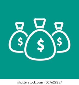 Income, earning, pay icon vector image.Can also be used for admin dashboard. Suitable for mobile apps, web apps and print media.