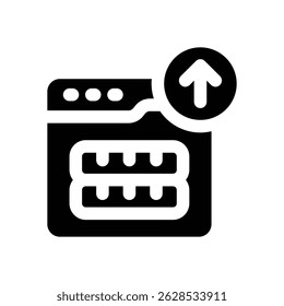income glyph icon. Strong and solid vector icon for websites, mobile interfaces, presentations, and visual branding. High quality and easy to edit.