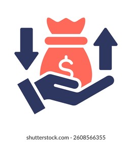 Income Icon Element for Design