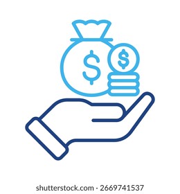 Income Icon Element For Design
