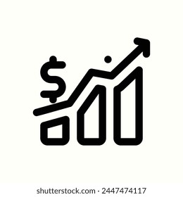 income icon, isolated icon in light background, perfect for website, blog, logo, graphic design, social media, UI, mobile app