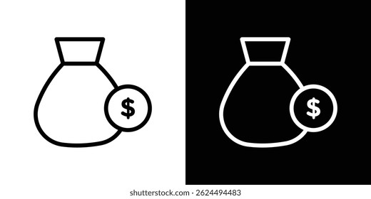 Income icon. Logotype vector set