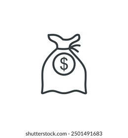 Icono de ingresos, Ilustración vectorial de ingresos