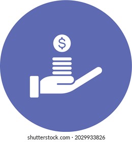 Income icon vector image. Can also be used for Physical Fitness. Suitable for mobile apps, web apps and print media.