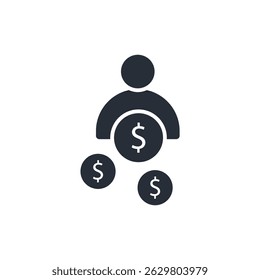 income icon. vector.Editable stroke.linear style sign for use web design,logo.Symbol illustration.