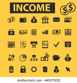 iconos de ingresos