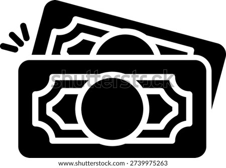 Income Illustration vector Icon Design