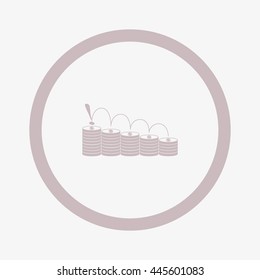 income, money, growth, icon