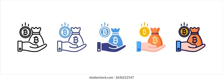 Income Multi Style Icon Set