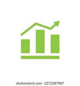 income profit revenue graph icon vector