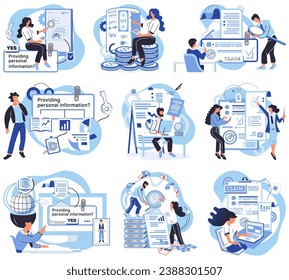 Income reporting vector illustration. Accurate calculations are crucial for wise choices Profits drive business sustainability and expansion Financial reports facilitate transparency in business