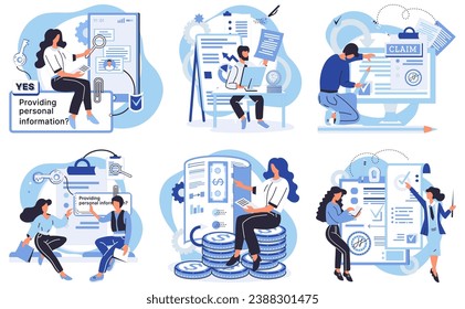 Income reporting vector illustration. Success stems from thoughtful financial planning Development initiatives rely on financial resources The income reporting concept simplifies complex data