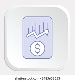 Income Statement Icon - Illustrating Financial Performance, Including Revenues, Expenses, and Profits