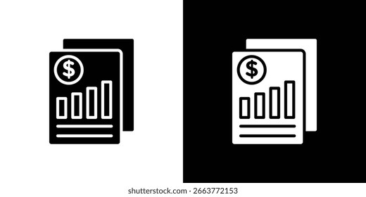 Income statement icon vector illustration - Collection of high quality black style vector icons