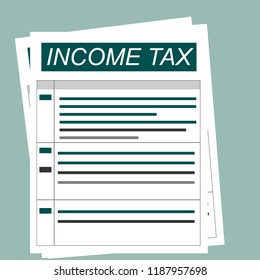 Income Tax Written On Xerox 