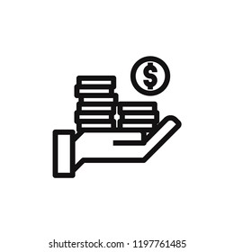 Income vector icon