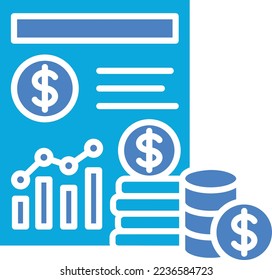 Income vector icon. Can be used for printing, mobile and web applications.