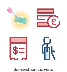 income vector icon set