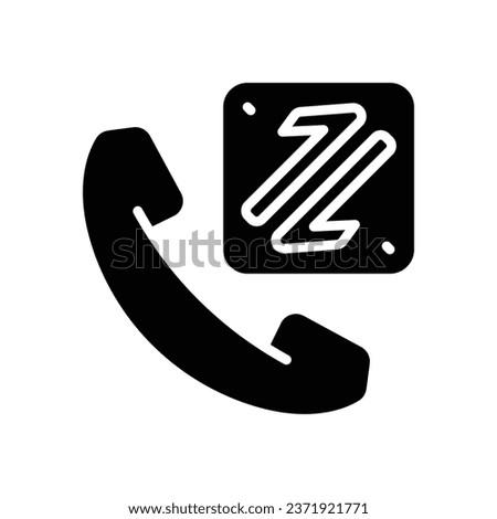 incoming call glyph icon. vector icon for your website, mobile, presentation, and logo design.