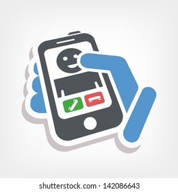 Incoming call icon