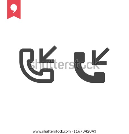 incoming call icon