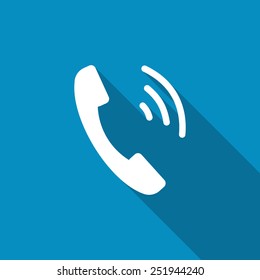 Incoming Call Icon. Active Phone Call. Dial. Telephone Ring Icon. Phone Call Icon, Incoming Ring, Ringtone, Vector, Cellphone, Mobile Telephone Screen