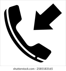 Incoming Call Icon Element For Design