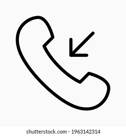 incoming call icon. elements for the user interface