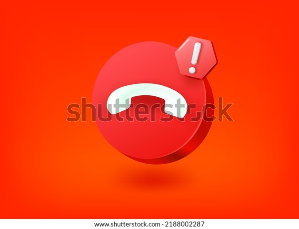 Incoming Call Icon Exclamation Point Pictogram 库存矢量图（免版税）2188002287 ...