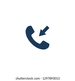 Incoming call Icon Phone Communication Symbol Logo Template