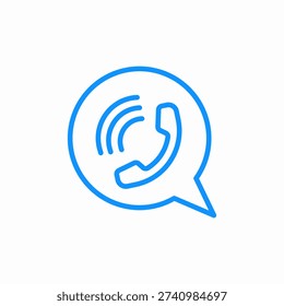 incoming call icon sign vector
