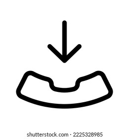 Icono de llamada entrante Ilustración de diseño de símbolo de vector