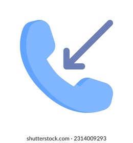 incoming call icon for your website design, logo, app, UI.