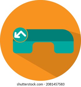 Incoming call, illustration, vector, on a white background.
