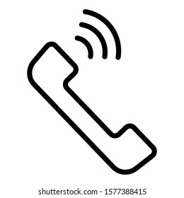 
Incoming call  Isolated Vector Icon fully editable
